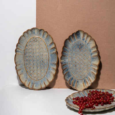 Oshin Ceramic Dinner Set of 82 pcs