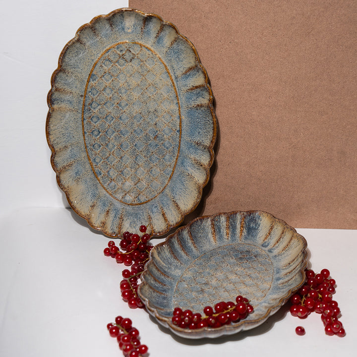 Oshin Exclusive Ceramic Medium Oval Platter