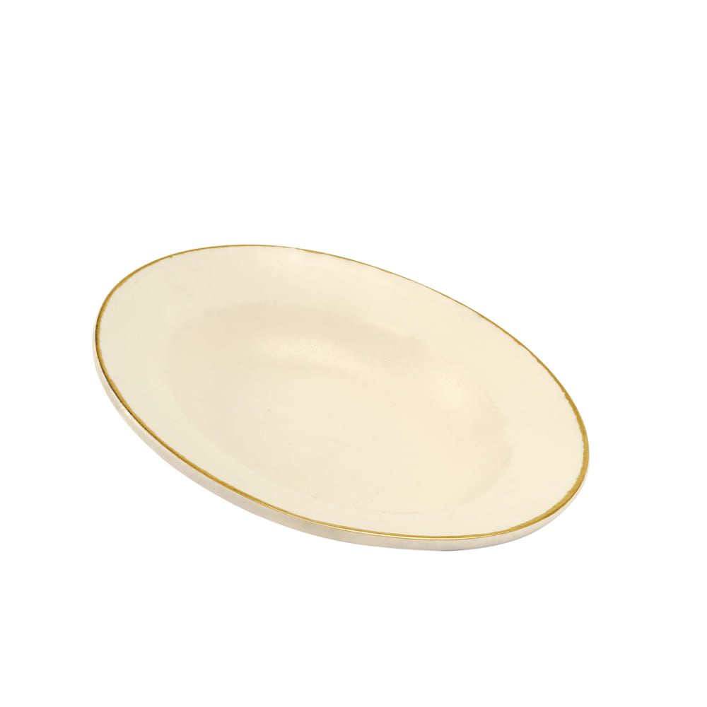 Zunair 24K Gold Ceramic Pasta Platters