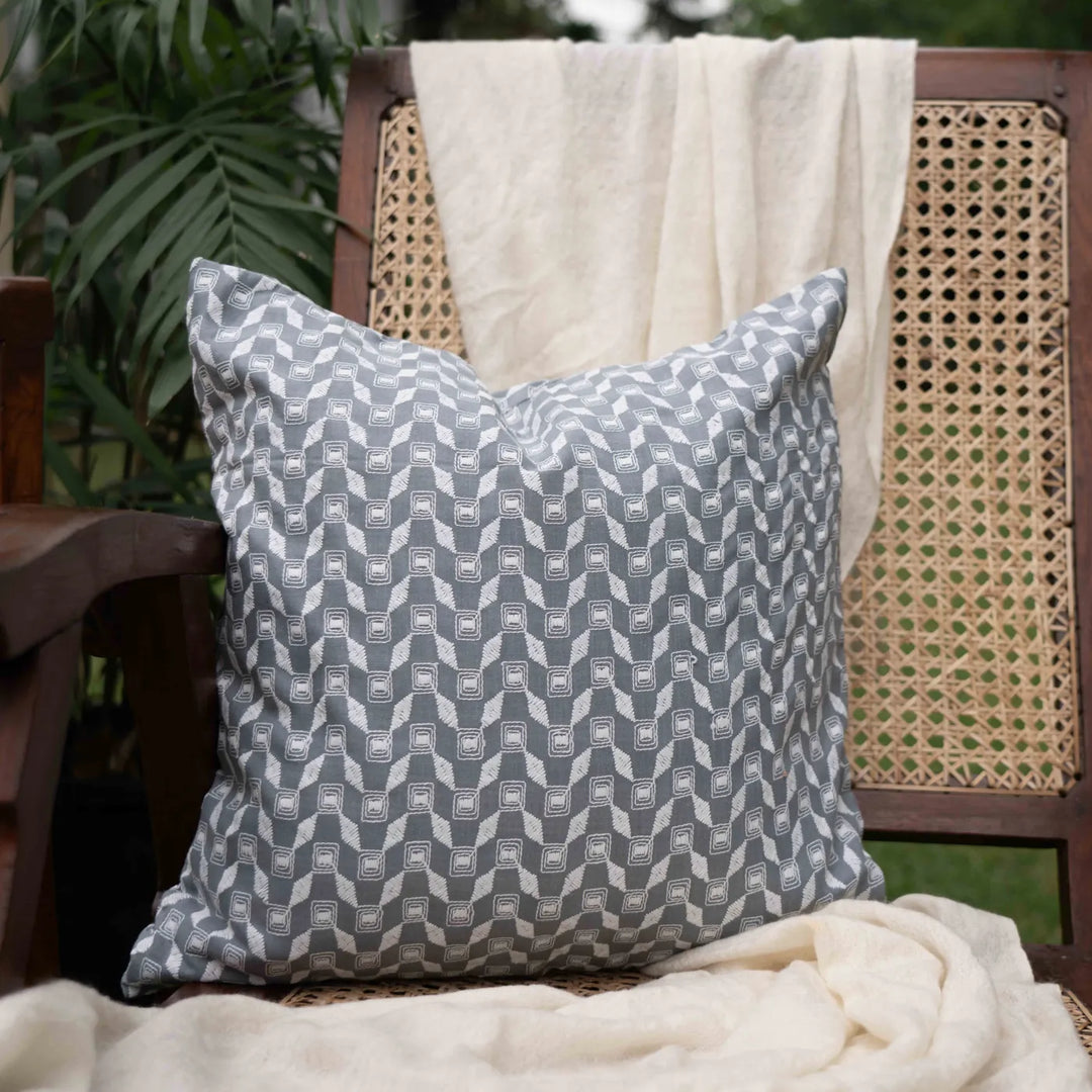 Pawan Geometric Aashiyana Cushion Cover