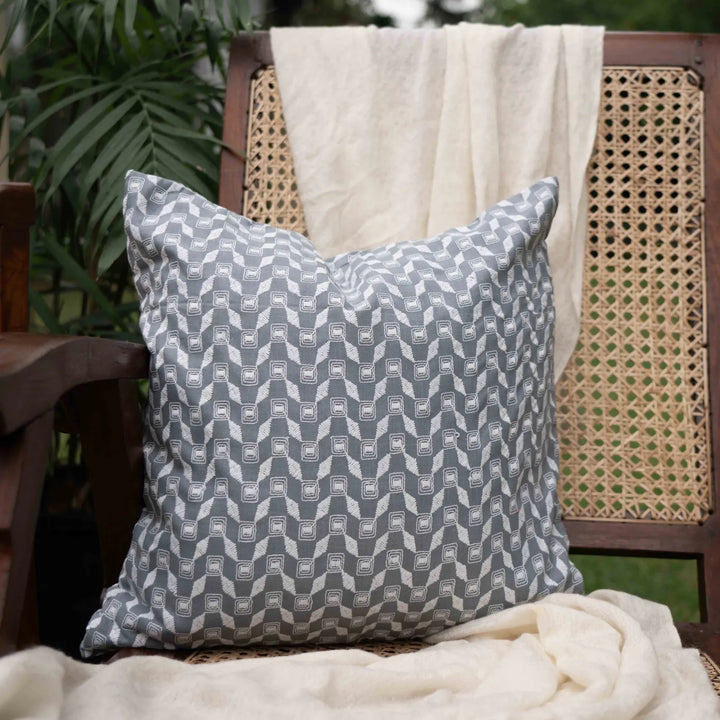 Pawan Geometric Aashiyana Cushion Cover