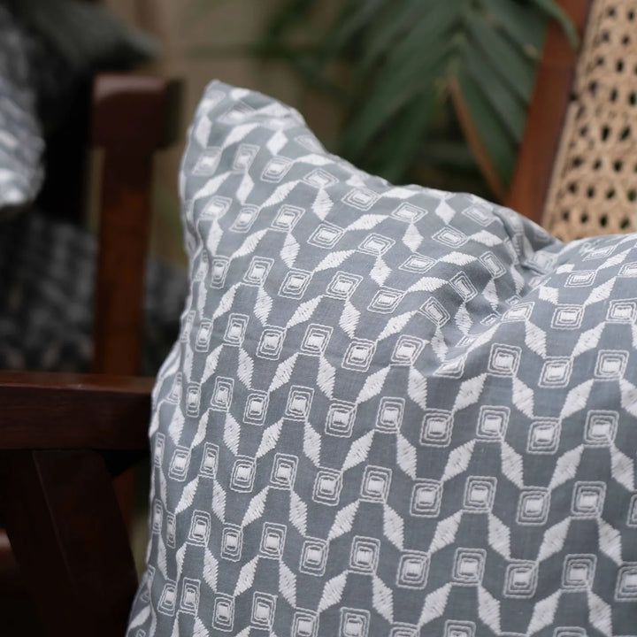 Pawan Geometric Aashiyana Cushion Cover