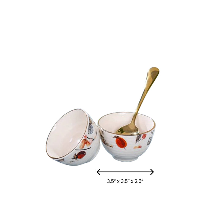 Anaara Floral Printed Portion Bowl Sets