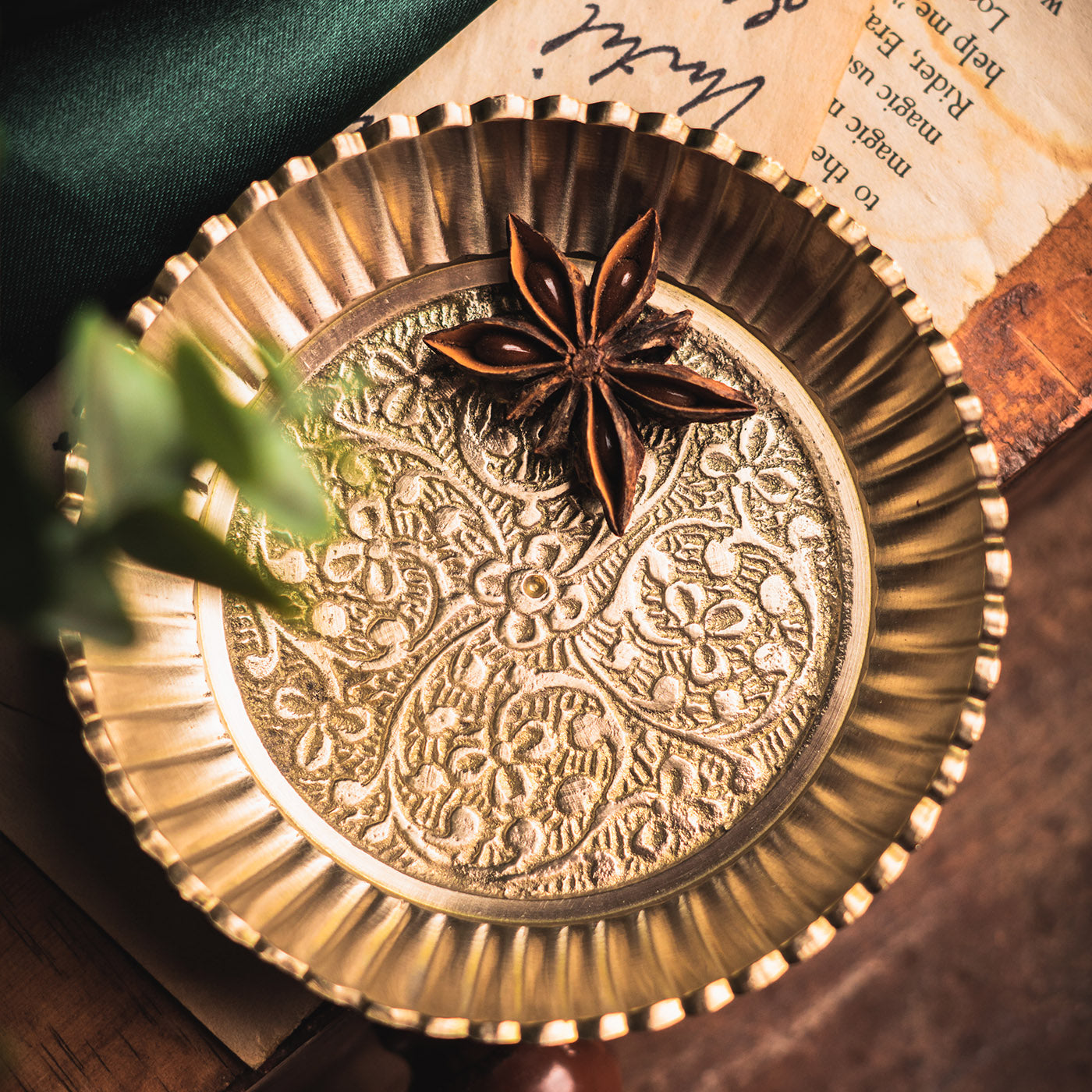 Brass Premium Handmade Small Desert Dish Plate