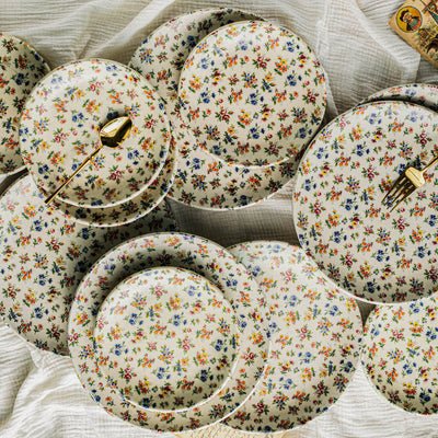 Eden's Bloom Floral Ceramic Quarter Plate