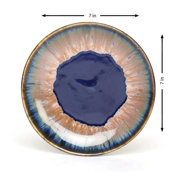 Gulchandani Grand 12 pc Dinnerware Ceramic Plate Set