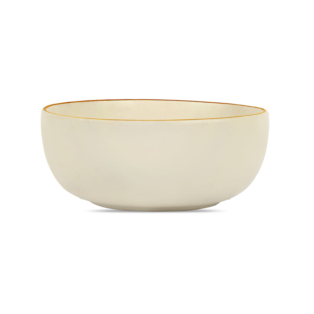 Zunair 24K Gold 7" Ceramic Serving Bowl