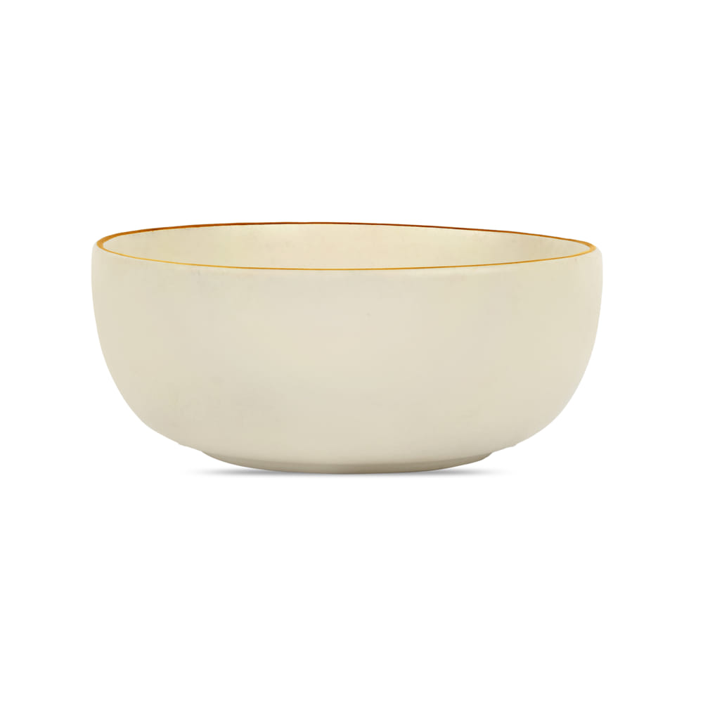 Zunair 24K Gold Ceramic Big Serving Bowl