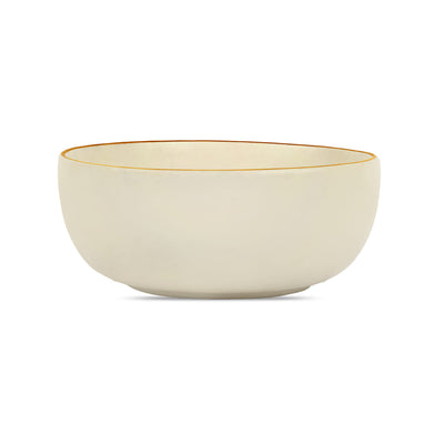Zunair 24K Gold Ceramic Big Serving Bowl