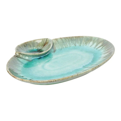 Aakash Ceramic Chip and Dip Platter Amalfiee_Ceramics