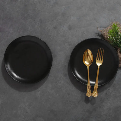 Aamaya Ceramic Quarter Dinner Plate set of 4 Amalfiee_Ceramics
