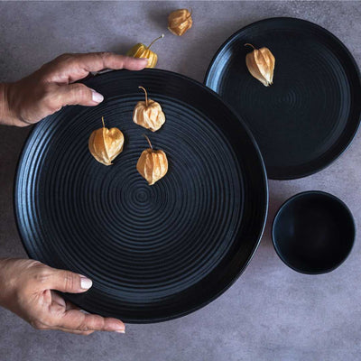 Aamaya Ceramic Quarter Dinner Plate set of 6 Amalfiee_Ceramics