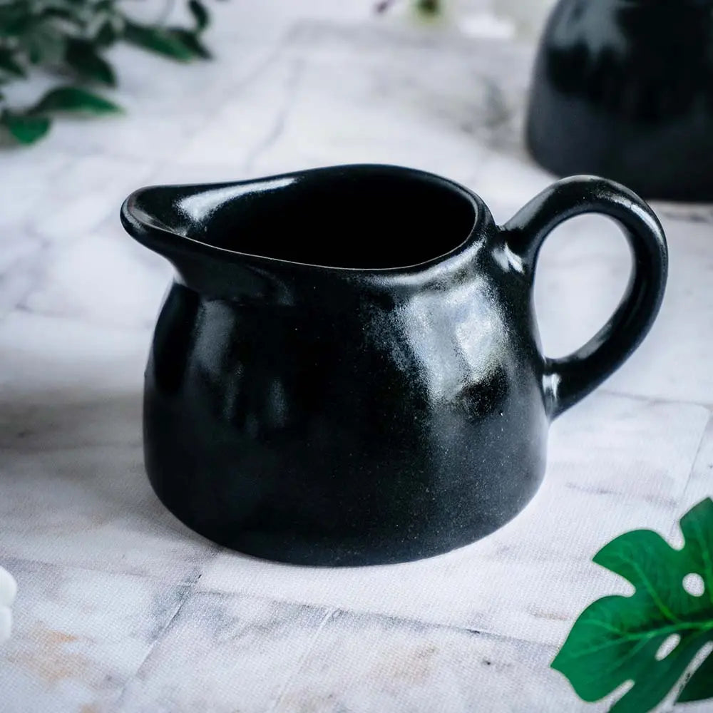 Aamaya Grand Black Ceramic Tea set of 3 Pcs Amalfiee_Ceramics