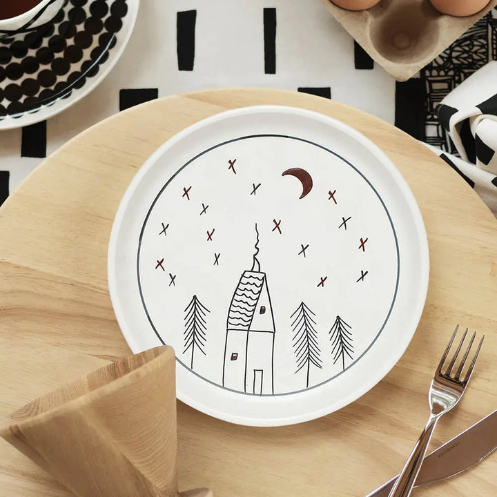 Amalfiee 10" Handmade Burrito Farmhouse Luncheon Dinner Plate Amalfiee_Ceramics