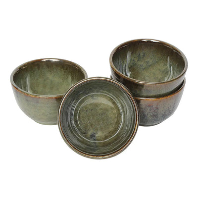 Amalfiee 3.5" Handmade Navhara Round Pickle Ceramic Bowl Set of 4 Amalfiee_Ceramics