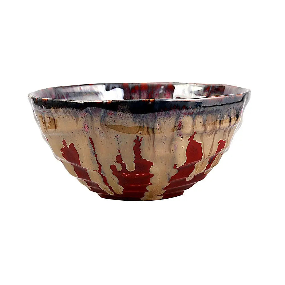 Amalfiee 6" Handmade Raajsi Ceramic Serving Spider Bowl Set of 2 Amalfiee_Ceramics