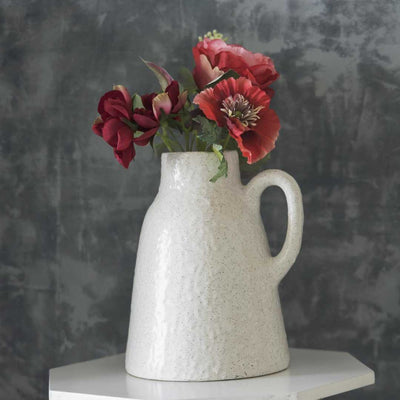 Amalfiee Artistic White Ceramic Vase Amalfiee Ceramics