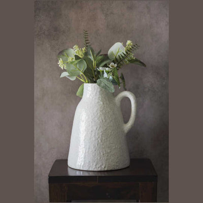 Amalfiee Artistic White Ceramic Vase Amalfiee Ceramics