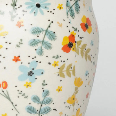 Amalfiee Floral Print Handmade Ceramic Tea Kulhad Set of 6 Amalfiee_Ceramics