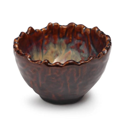 Amalfiee Handmade 3.5" Vriksh Ceramic Portion Bowl Set Of 6 Amalfiee_Ceramics
