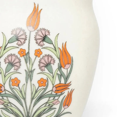 Amalfiee Handmade 300ml Orange Tulip Ceramic Tea Kulhad Set of 2 Amalfiee_Ceramics