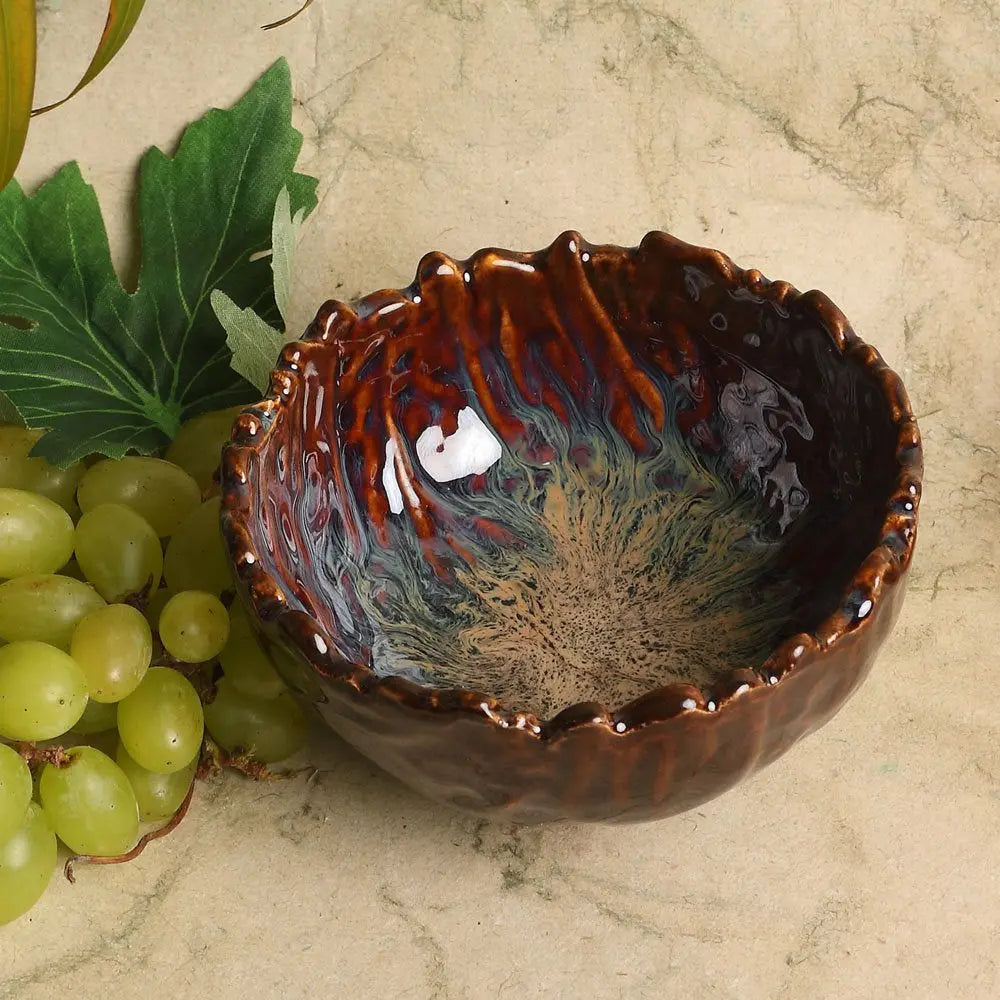 Amalfiee Handmade 5" Vriksh Ceramic Soup Bowl Amalfiee_Ceramics