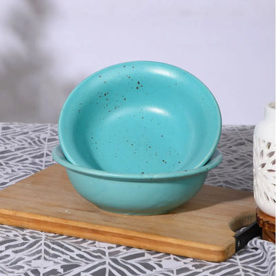 Amalfiee Handmade 7" Medium Ceramic Cereal Bowl Set of 2 Amalfiee_Ceramics