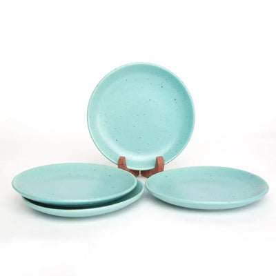 Amalfiee Handmade 7" Neelaksh Ceramic Quarter Dinner Plate Set of 4 Amalfiee_Ceramics
