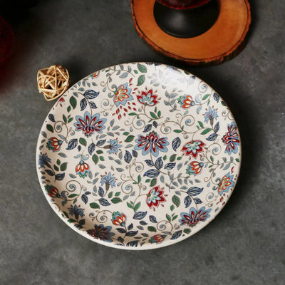 Amalfiee Handmade 7 Neelkamal Ceramic Quarter Dinner Plate Amalfiee_Ceramics
