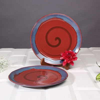 Amalfiee Handmade Banafsha Luncheon Ceramic Dinner Plate Amalfiee_Ceramics