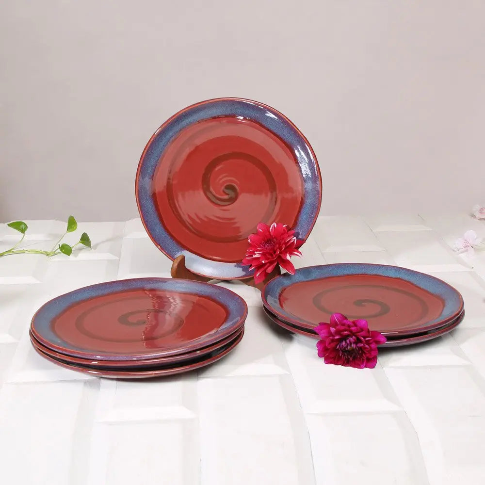 Amalfiee Handmade Banafsha Luncheon Ceramic Dinner Plate Amalfiee_Ceramics