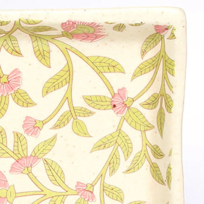 Amalfiee Handmade Kamal Ceramic Tea Kulhad and Snacks Serving Tray Set of 4 Amalfiee_Ceramics