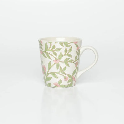 Amalfiee Handmade Kamal Print Ceramic Coffee Mug and Tray Set of 3 Amalfiee_Ceramics