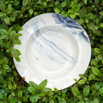 Amalfiee Handmade Syaahee 10" Ceramic Pasta Platter Set of 6 Amalfiee_Ceramics