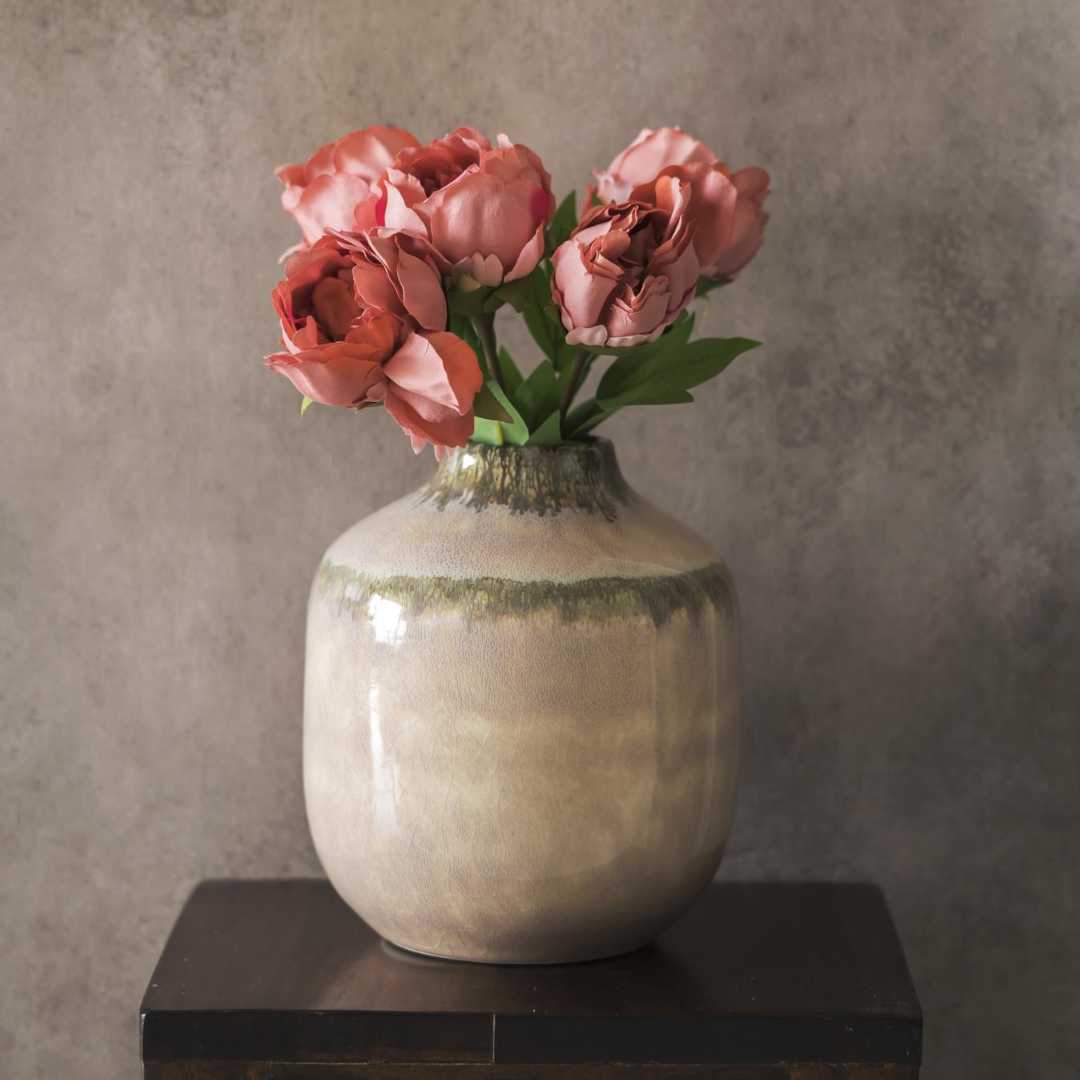Amalfiee Premium Pink Glaze Ceramic Vase Amalfiee Ceramics