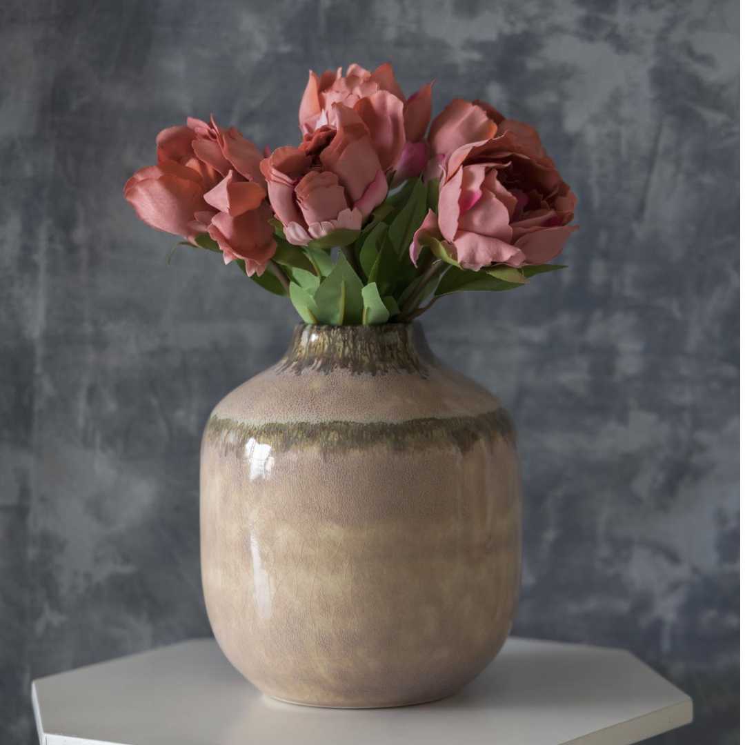 Amalfiee Premium Pink Glaze Ceramic Vase Amalfiee Ceramics