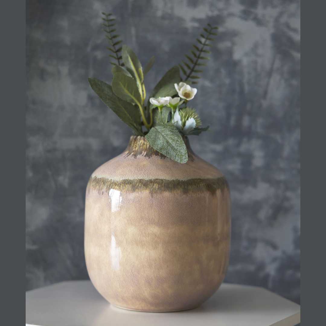 Amalfiee Premium Pink Glaze Ceramic Vase Amalfiee Ceramics