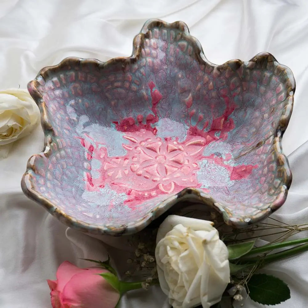 Amalfiee Rouge 7" Handmade Premium Artistic Ceramic Bowl Amalfiee_Ceramics