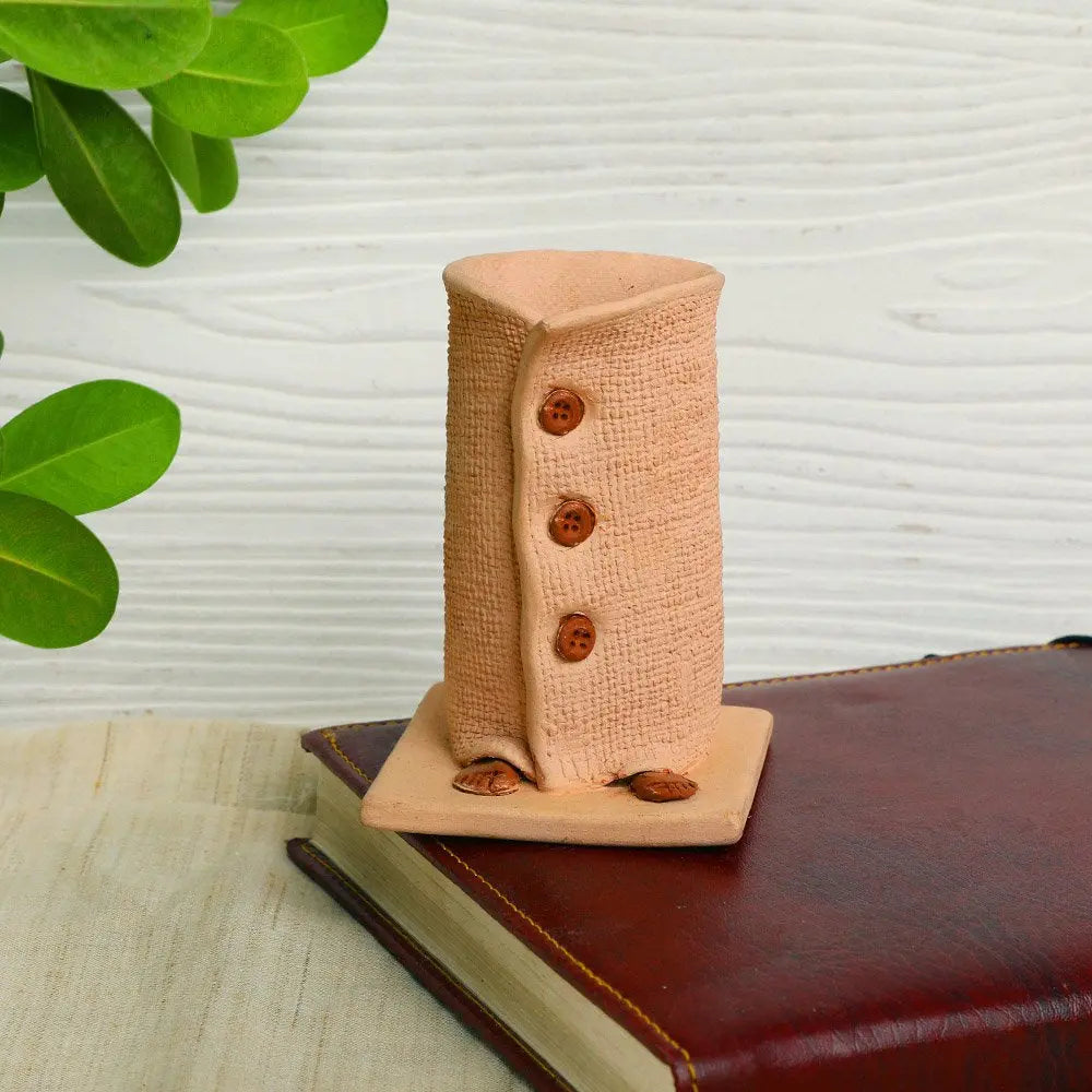 Amalfiee Terracotta Handmade Pen Pencil Stand Large Amalfiee_Ceramics