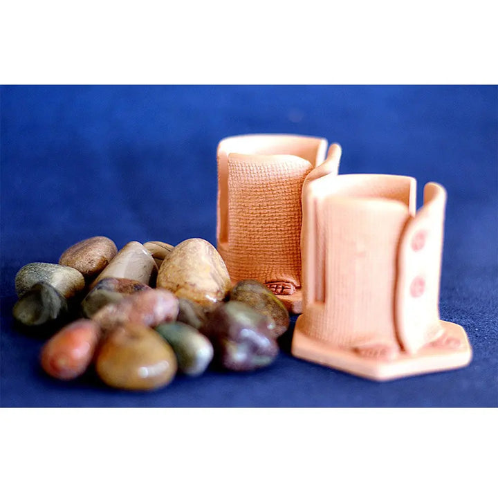 Amalfiee Terracotta Handmade Pen Pencil Stand Set of 2 Amalfiee_Ceramics