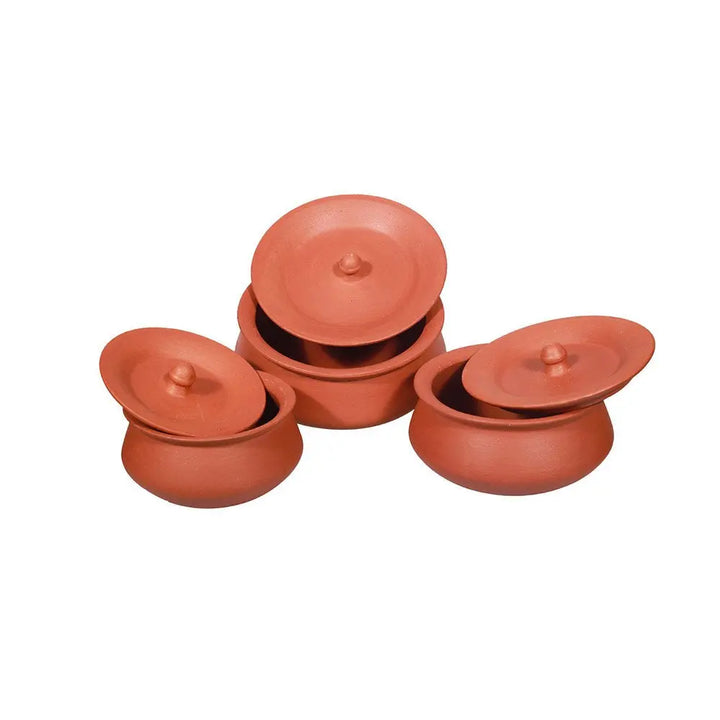 Amalfiee Terracotta Set of Curd Handi Amalfiee_Ceramics