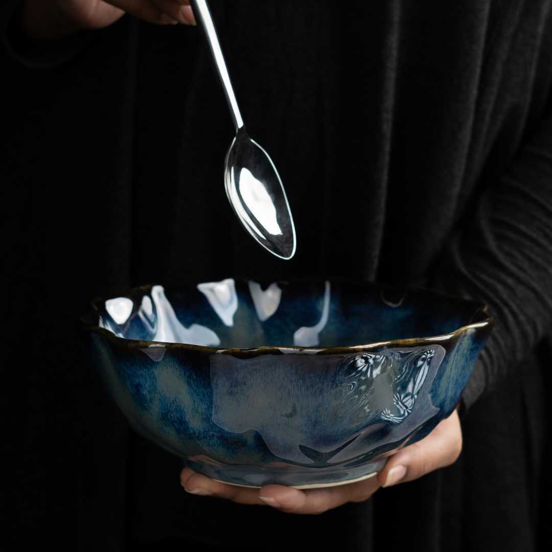 Ananya Premium Ceramic Large Serving Bowl Amalfiee Ceramics