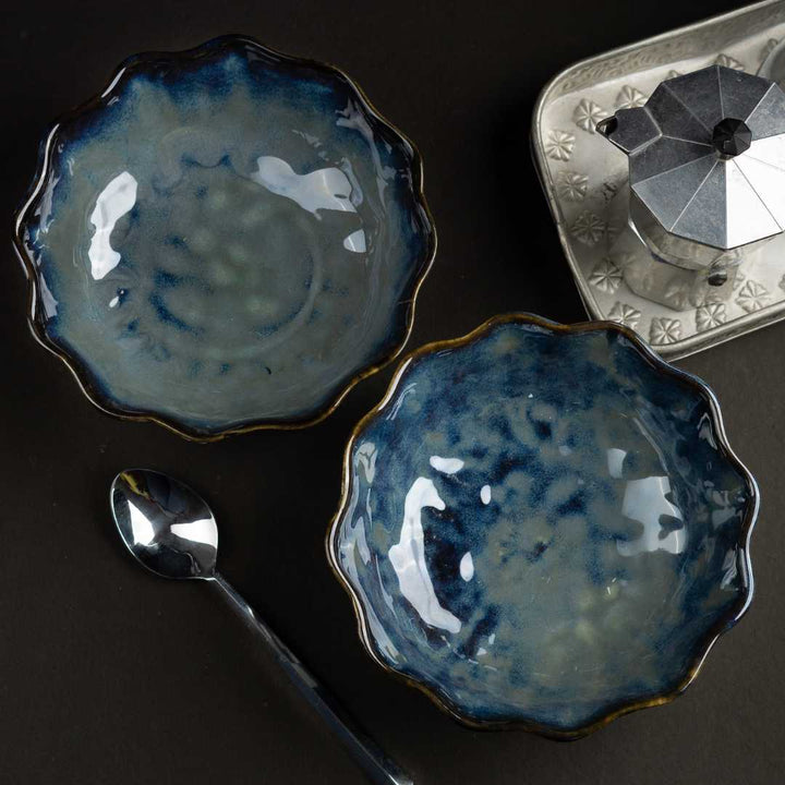 Ananya Premium Medium Ceramic Serving Bowl Amalfiee Ceramics