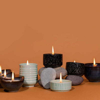 Assorted Scented Candle set of 7pcs Amalfiee Ceramics