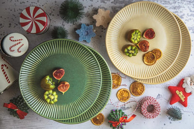 Banafsha Ceramic Assorted Plates Set Amalfiee Ceramics