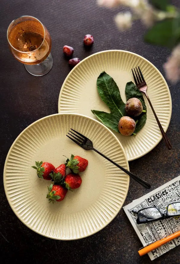 Banafsha Ceramic Assorted Plates Set Amalfiee Ceramics