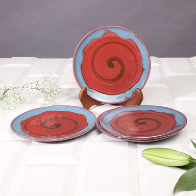 Banafsha Ceramic Dinner and Salad Plate Set of 8 Pcs Amalfiee_Ceramics