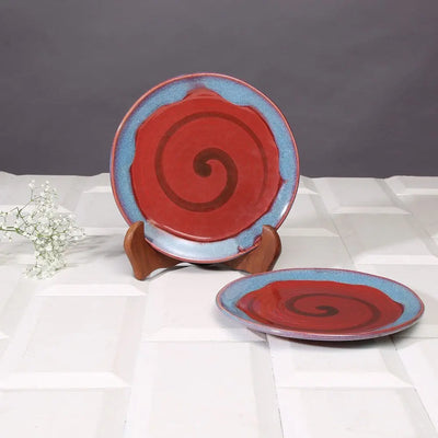 Banafsha Ceramic Quarter Dinner Plate Amalfiee_Ceramics