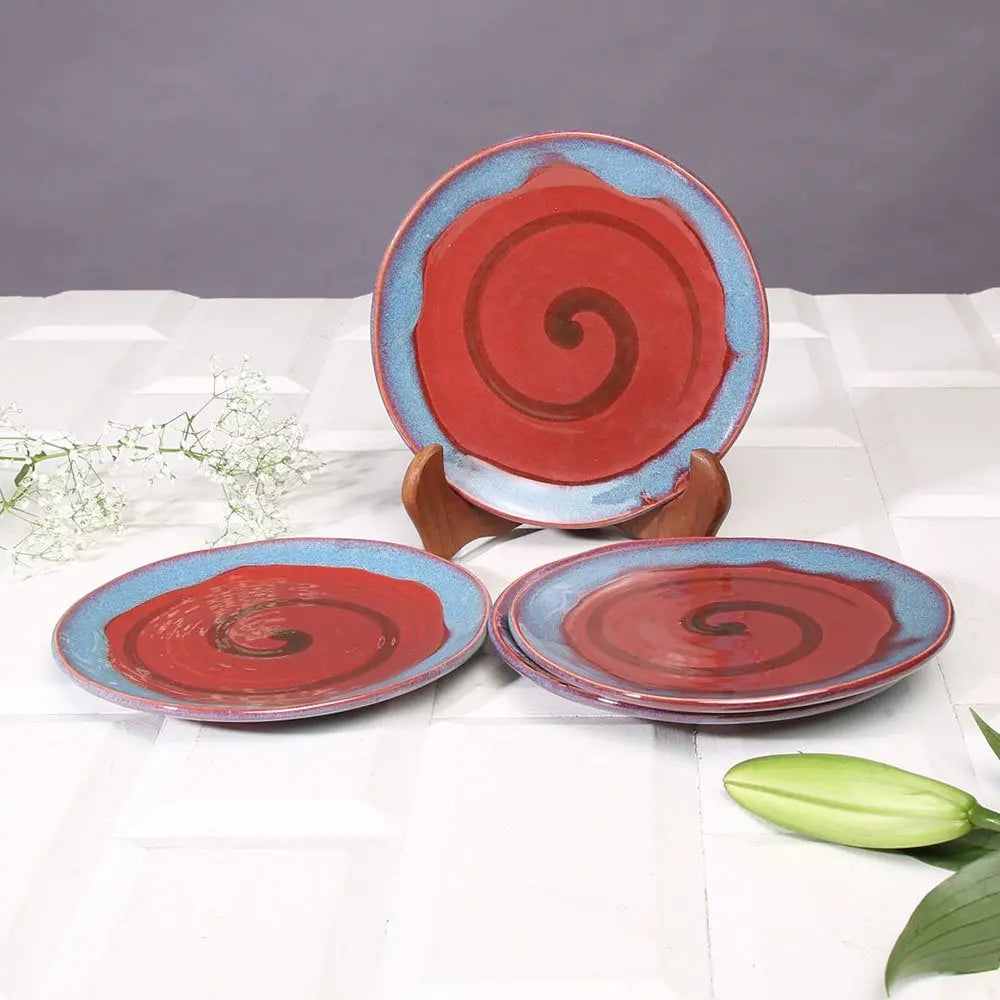 Banafsha Ceramic Quarter Dinner Plate Amalfiee_Ceramics