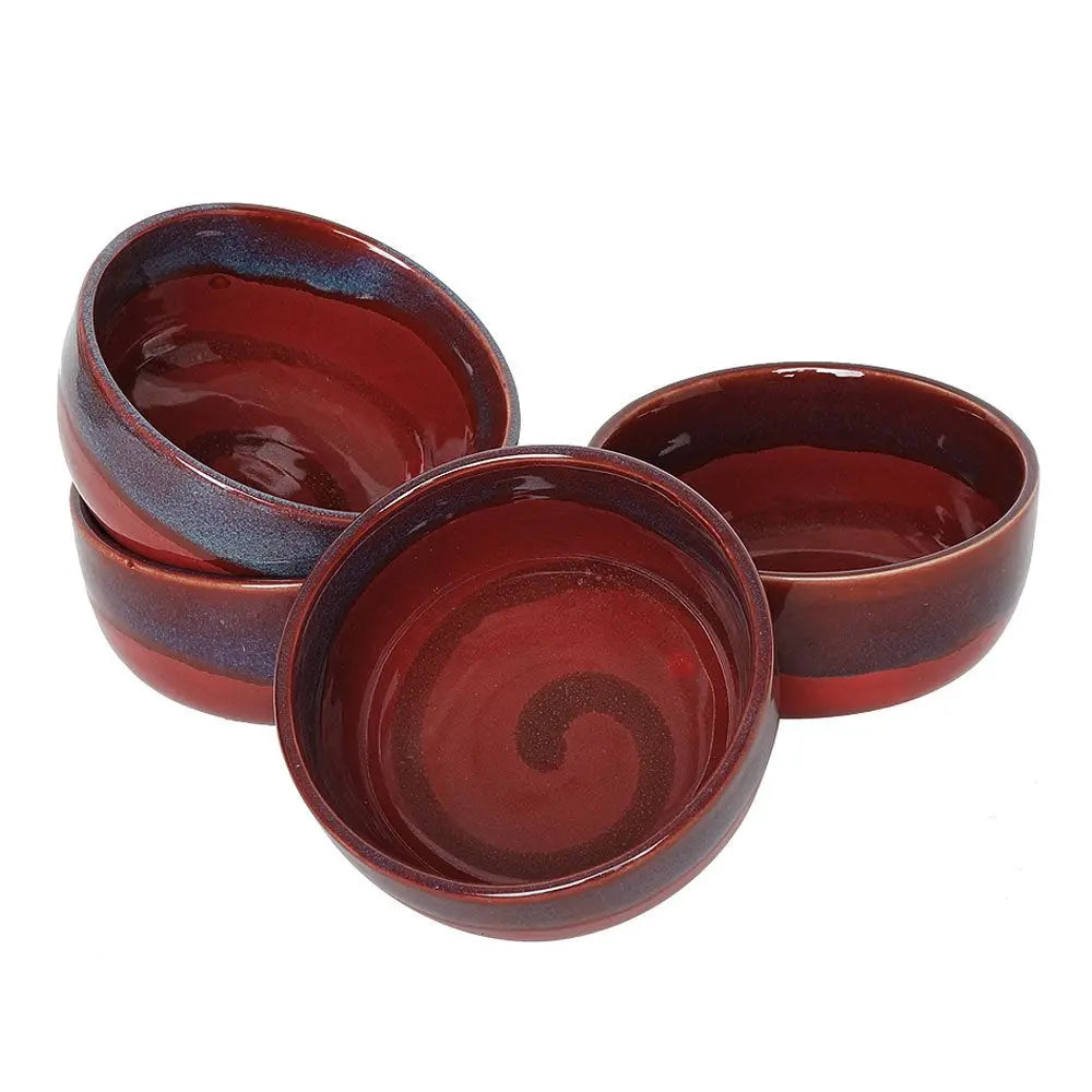 Banafsha Ceramic Serving and Soup Bowl (Set of 4) Amalfiee_Ceramics